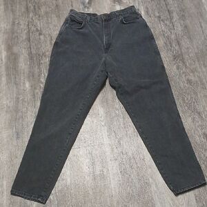 Women's Vintage Black Jeans, By Chic Sz 18 Tall, Not Stretchy Pre-owned $29